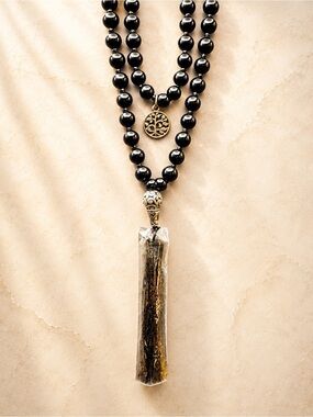 Black Onyx Mala Beads